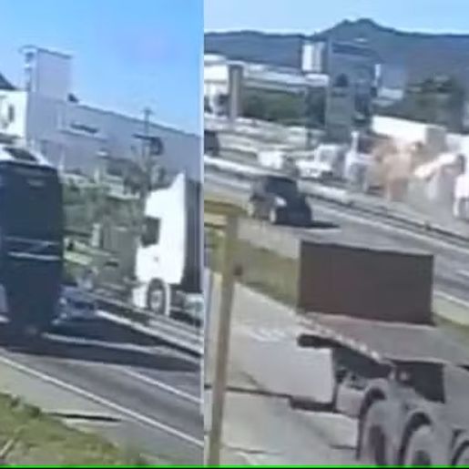 Engavetamento com 5 veículos e incêndio na BR-101 deixa três mortos e feridos em Itajaí