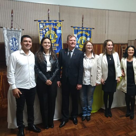 Lions Clube de Campo Erê empossa nova diretoria