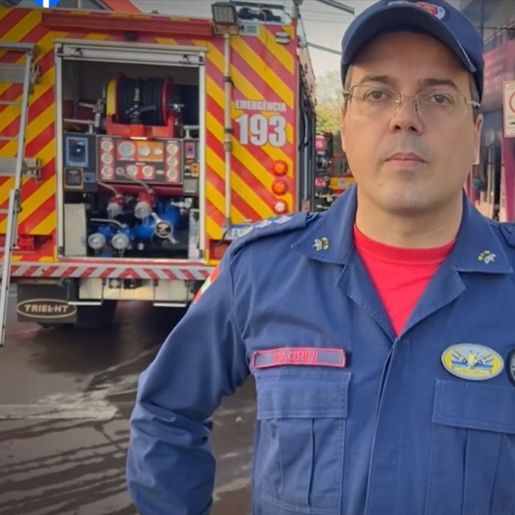 Bombeiros detalham atuação no incêndio de grandes proporções em SMOeste