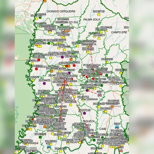 Temporal deixa mais de 17 mil unidades sem energia no Extremo Oeste
