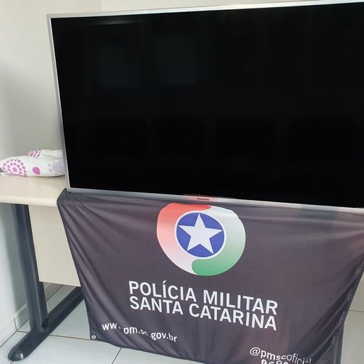 Homem é preso por furto de televisor em São Miguel do Oeste