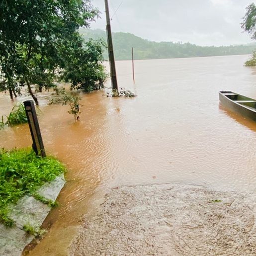 Cheia do Rio Uruguai volta a criar transtornos em Itapiranga