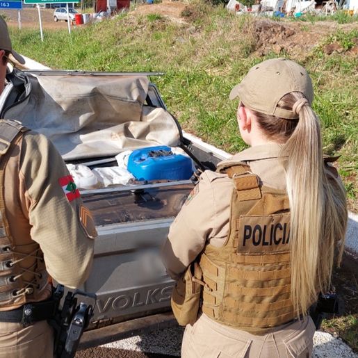 Polícia Militar faz nova apreensão de combustíveis da Argentina em SMOeste