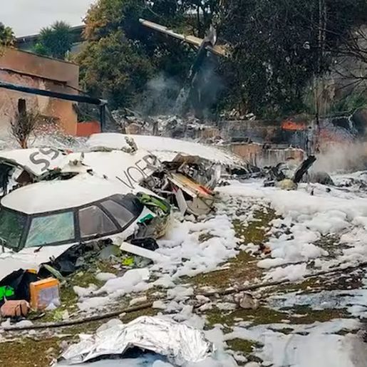 FAB começa transporte de vítimas da queda de avião em Vinhedo nesta terça-feira