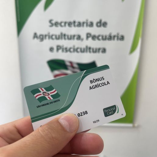 Agricultores têm até 31 de agosto para se inscrever no Bônus Agrícola em SMO