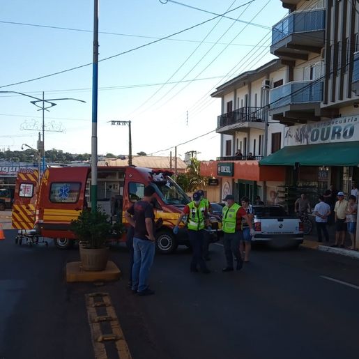 Bombeiros atendem mais uma vítima de atropelamento em Iporã do Oeste