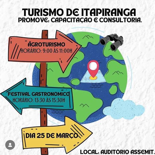 Turismo de Itapiranga promove capacitação para Agroturismo e Gastronomia