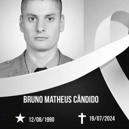Sargento PM Bruno Matheus Candido morre em Chapecó