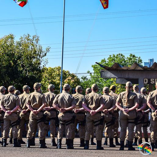 Solenidade alusiva ao Dia de Santa Catarina marca promoção de 114 PMs em SMOeste