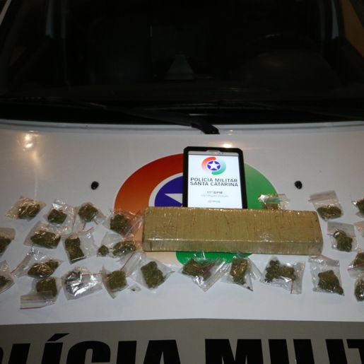 Mais de 1,5kg de maconha é apreendido em São Miguel do Oeste