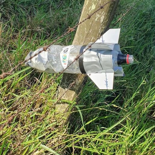 Homem entra em pânico ao avistar objeto suspeito semelhante a míssil em SMOeste