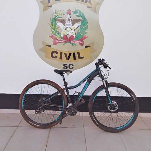 Polícia Civil de São José do Cedro recupera bicicleta de R$ 5 mil