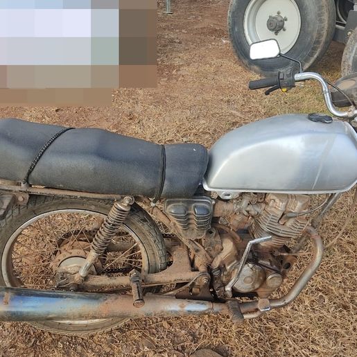 Polícia apreende motocicleta adulterada no interior de SJO