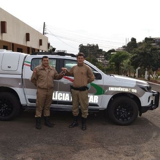 Polícia Militar ganha nova viatura para patrulha em São Lourenço do Oeste