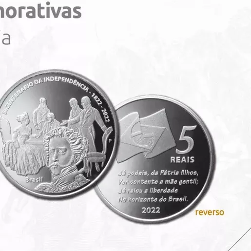 BC lança moedas comemorativas dos 200 anos da Independência