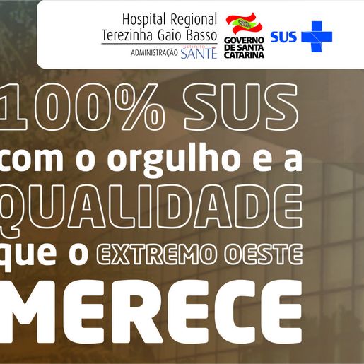 ONA certifica o Hospital Regional em São Miguel do Oeste