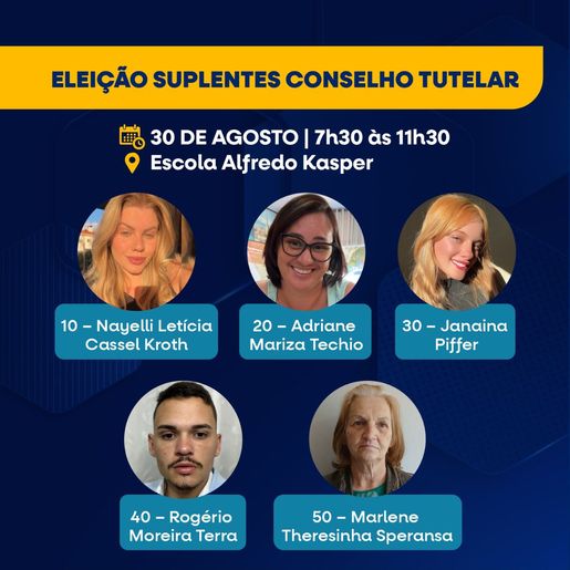 Guaraciaba realiza eleição para suplentes do Conselho Tutelar neste sábado