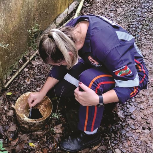 Samu de Itapiranga auxilia nas ações de enfrentamento à dengue