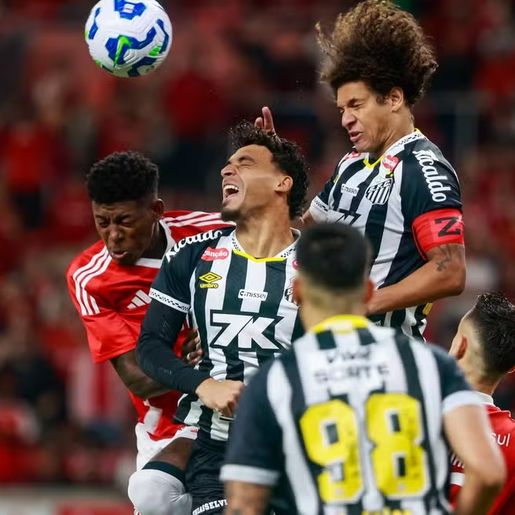 Inter e Santos empatam no Beira-Rio e seguem pressionados na luta contra o rebaixamento