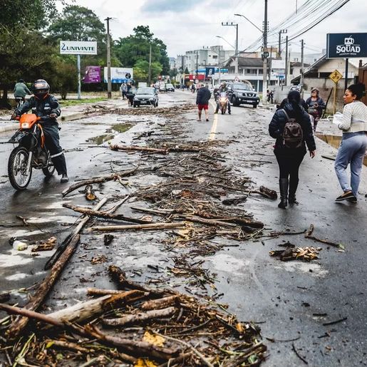 Ciclone afeta mais de 40% dos municípios de Santa Catarina