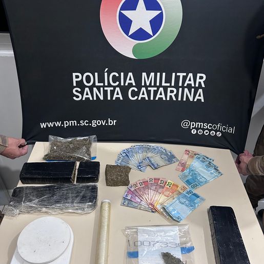 Trio é detido por tráfico de drogas no bairro Andreatta em São Miguel do Oeste