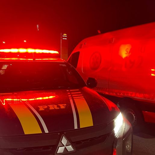 Jovem fica ferido em acidente de moto na BR-282 em Maravilha