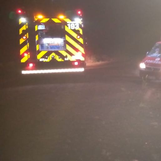 Capotamento deixa motorista ferido no interior de São José do Cedro