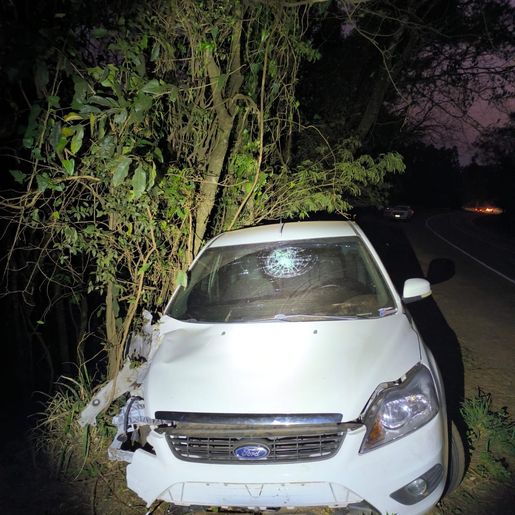 Motorista recusa bafômetro após acidente na SC-163 em Itapiranga