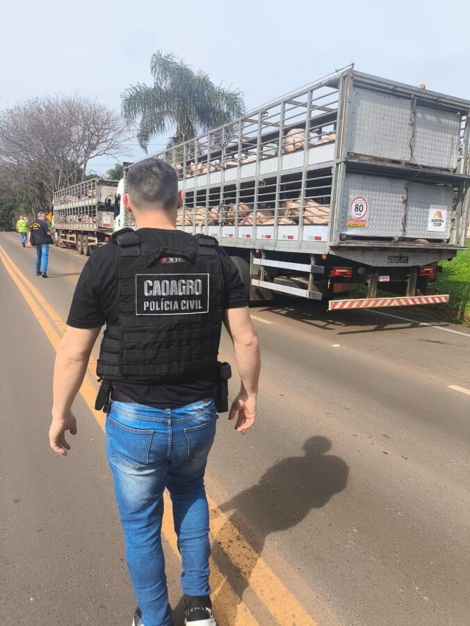 Polícia Civil e Cidasc realizam operação conjunta na região