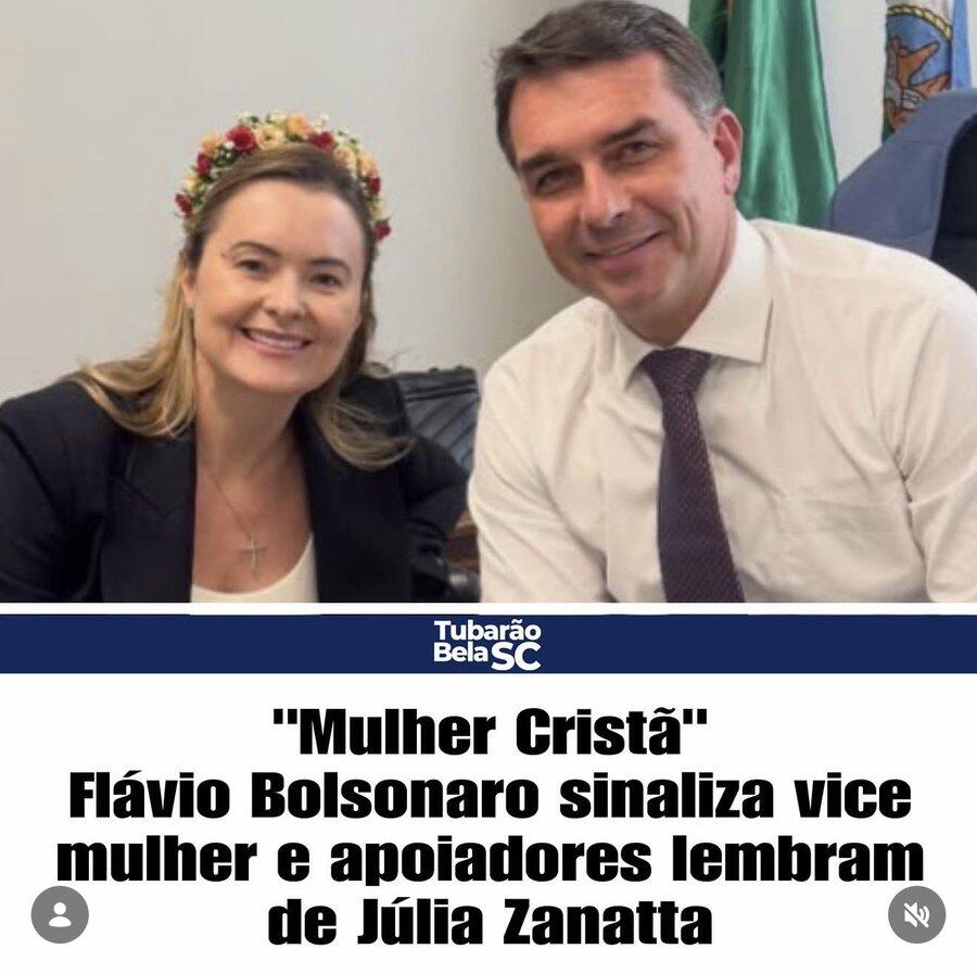 Eduardo sugere nome de deputada catarinense como vice de Flávio Bolsonaro