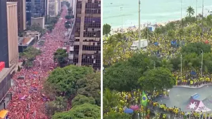Flávio Bolsonaro e Lula encerram campanha com atos e mobilizações de apoiadores