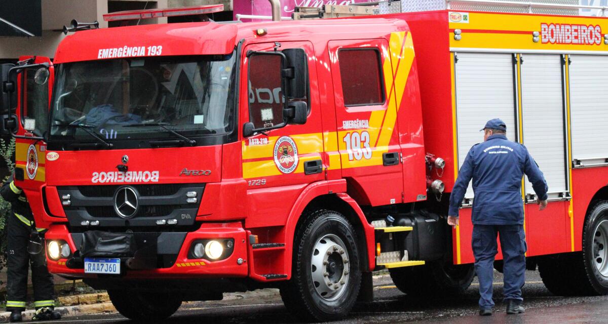 Princípio de incêndio é controlado em padaria de São Miguel do Oeste