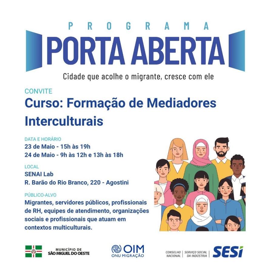 Programa Porta Aberta promove capacitações sobre migração em SMO