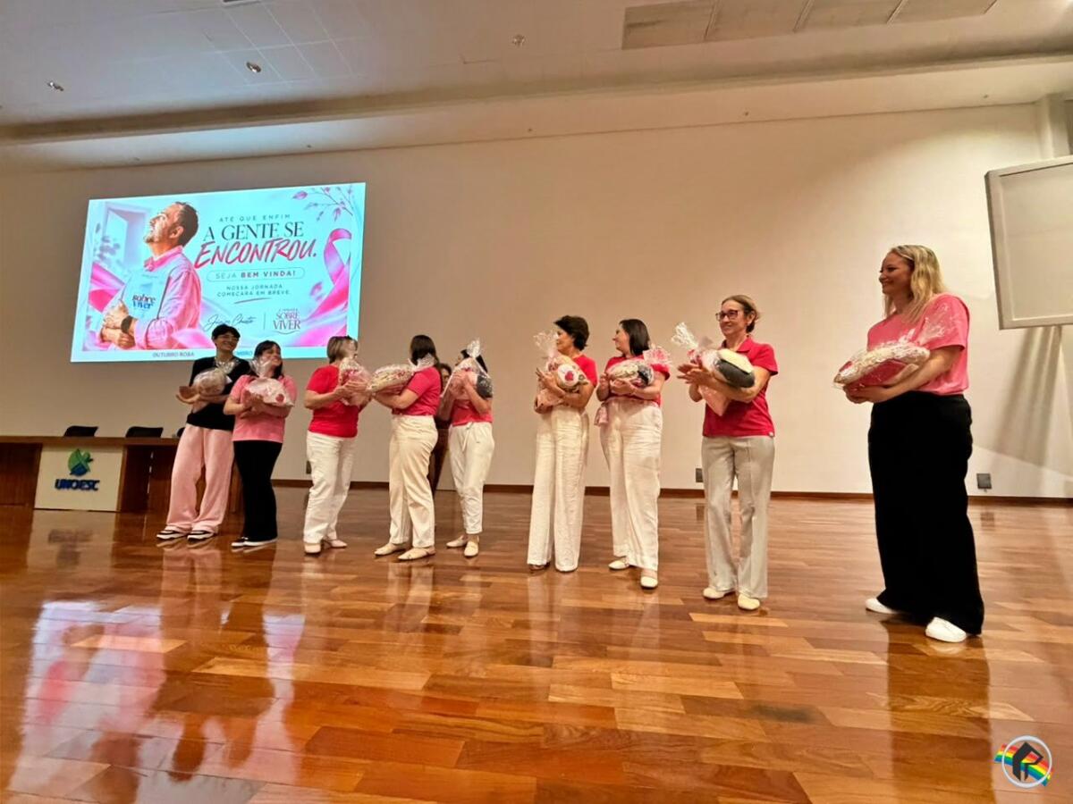 Rede Feminina encerra campanha Outubro Rosa com a Jornada Sobre o Viver em São Miguel do Oeste