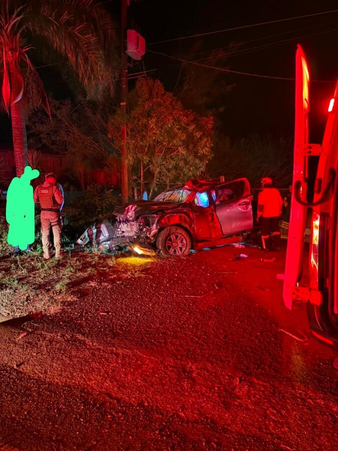Homem de 55 anos morre após saída de pista e capotamento na SC-480, em Galvão
