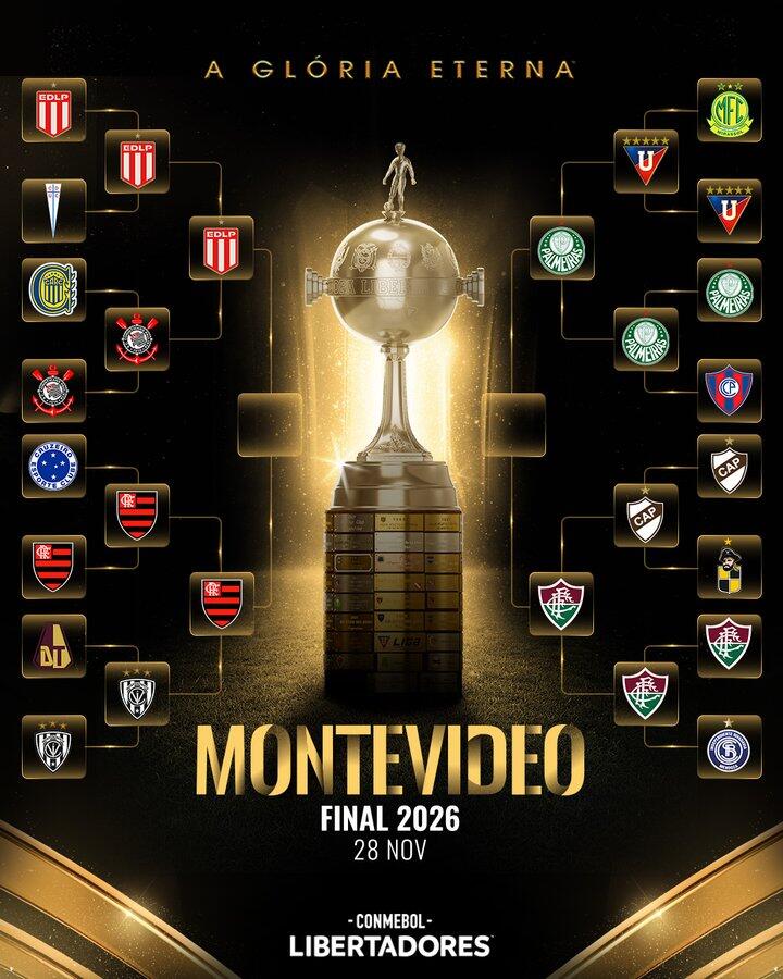 Flamengo, Fluminense e Palmeiras avançam às semifinais da Libertadores