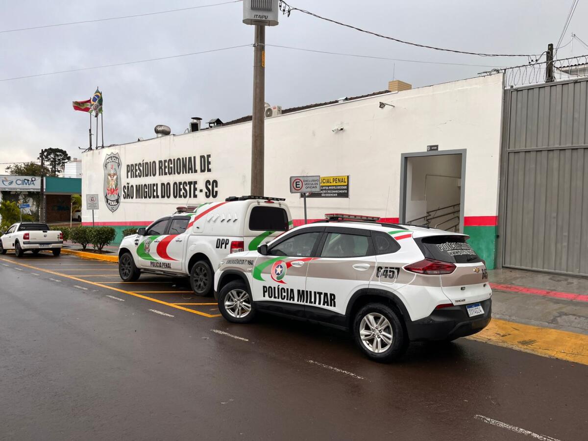 Detento é encontrado morto no presídio de São Miguel do Oeste