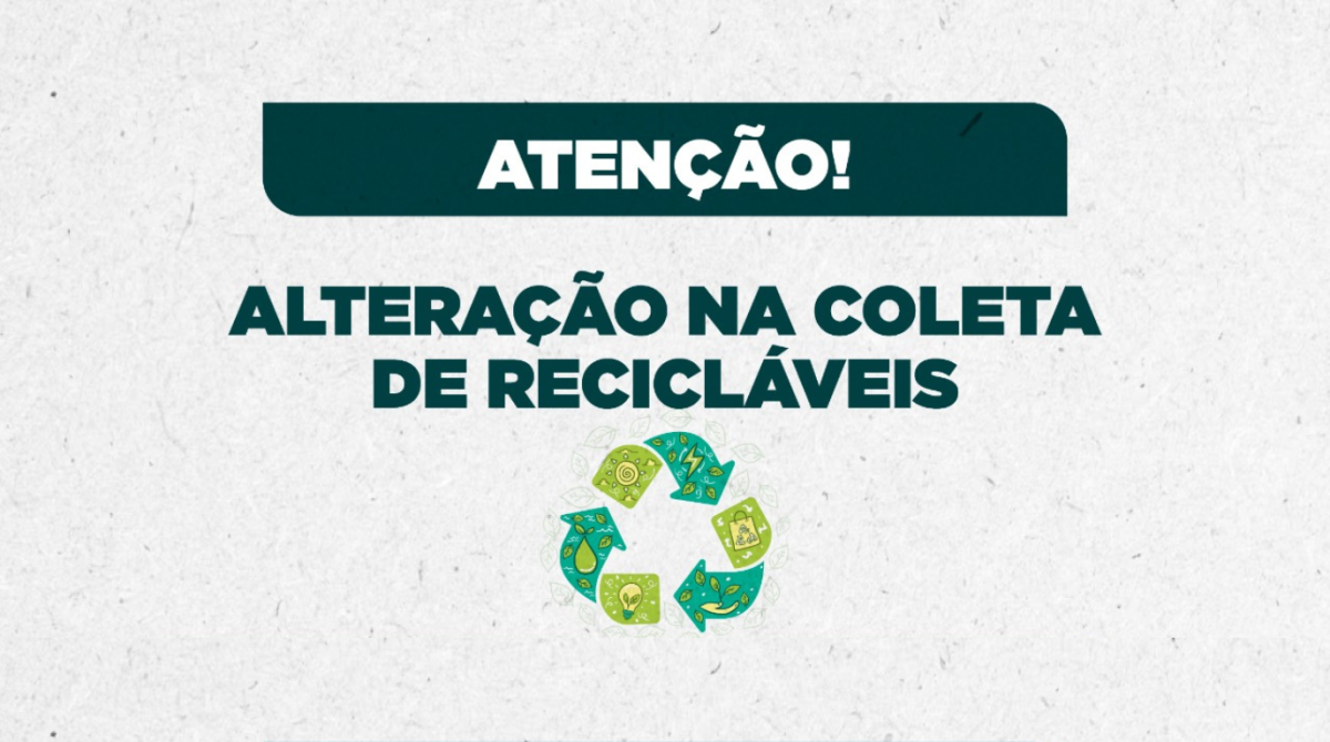 Coleta seletiva terá mudanças em São Miguel do Oeste por causa de feriado