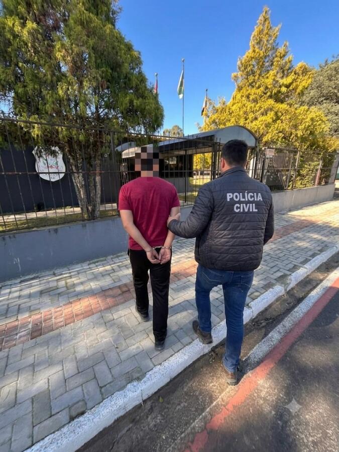 Homem investigado por estupro e importunação sexual é preso pela Polícia Civil em São Lourenço do Oeste