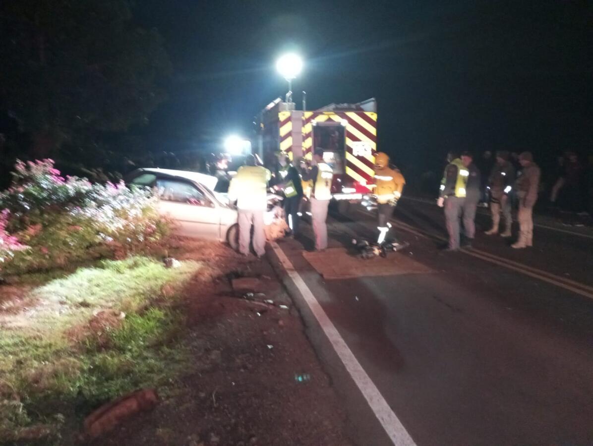 Colisão frontal deixa um morto e três feridos em Caíbi