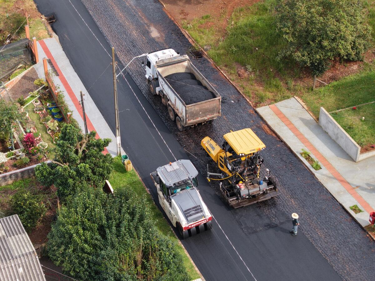 Descanso conclui pavimentação de ruas no centro com investimento de R$ 1,7 milhão
