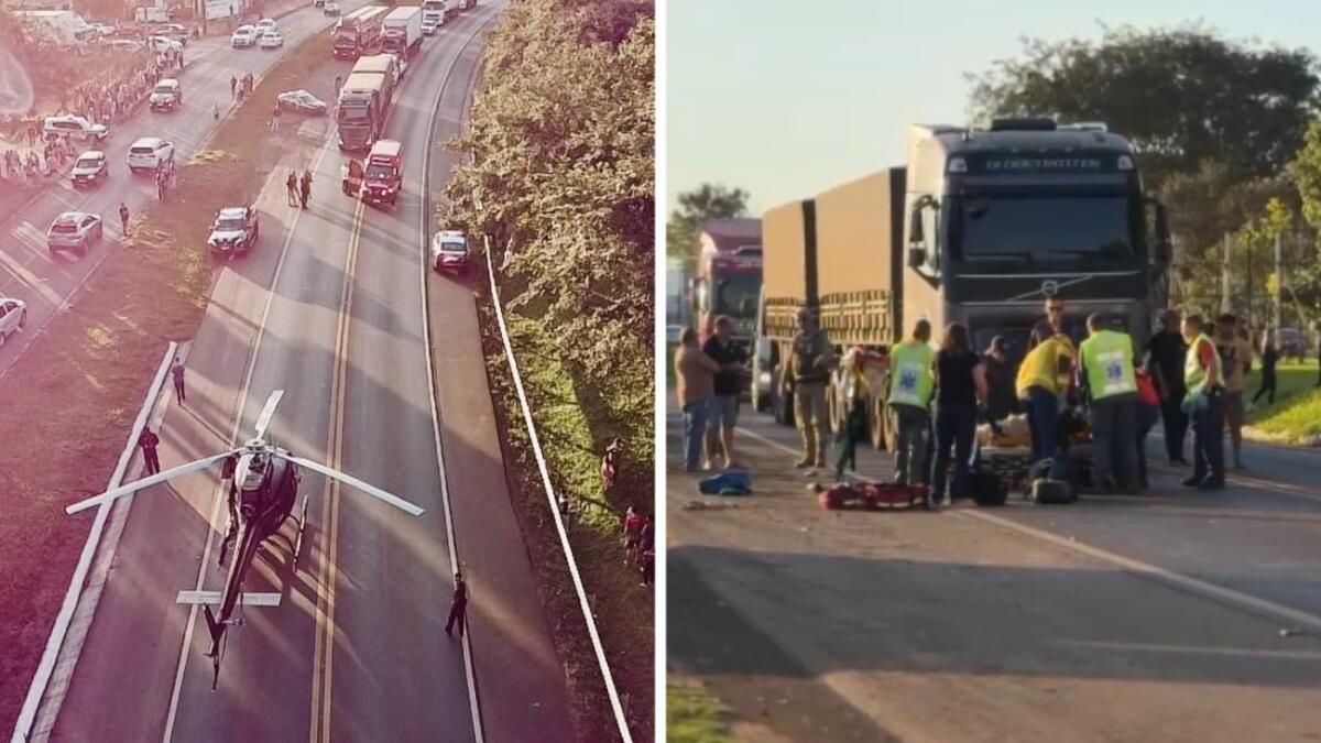 Motociclista sem CNH que atropelou PRF durante blitz pode pegar 20 anos de prisão