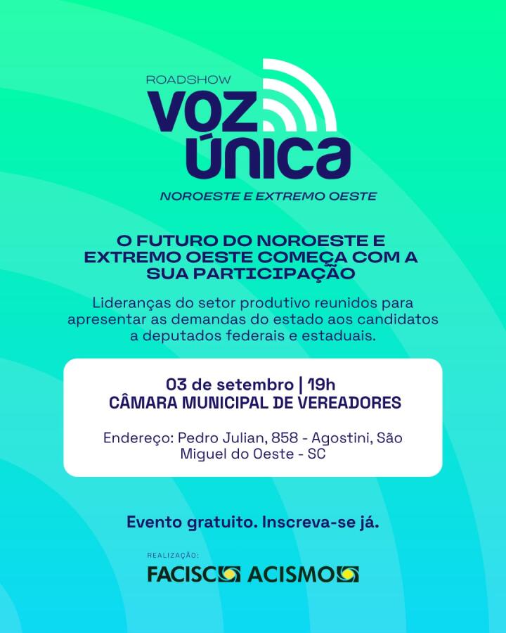 Voz Única reúne candidatos e lideranças empresariais em SMO