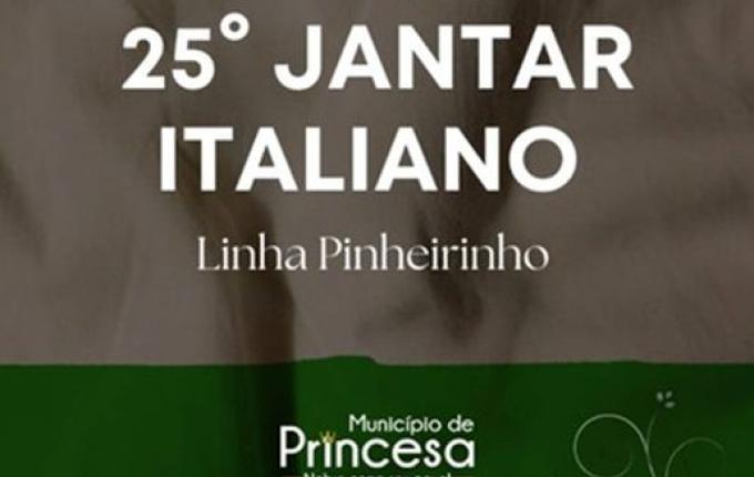 Jantar Italiano em Linha Pinheirinho abre festividades dos 30 anos de Princesa