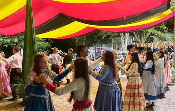 Mateada reúne comunidade e valoriza tradições na Semana da Cultura em Tunápolis