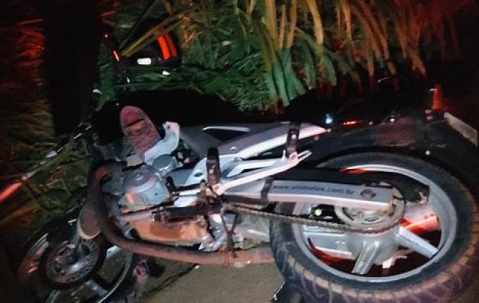 Colisão entre motos deixa duas pessoas gravemente feridas na SC-283