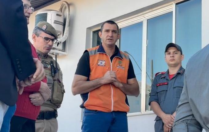 Campo Erê participa do 1º Simulado Geral de Desastres promovido pela Defesa Civil