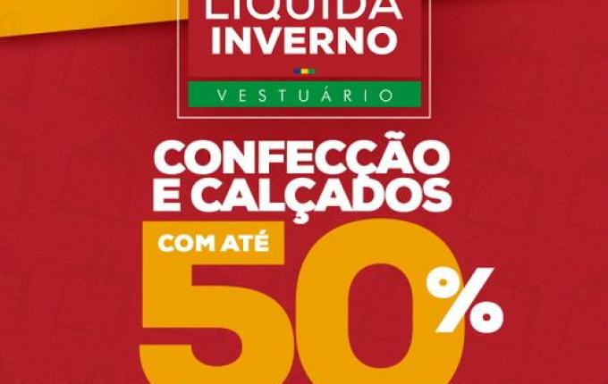 Liquida Inverno Vestuário começa nesta quarta-feira em SMO
