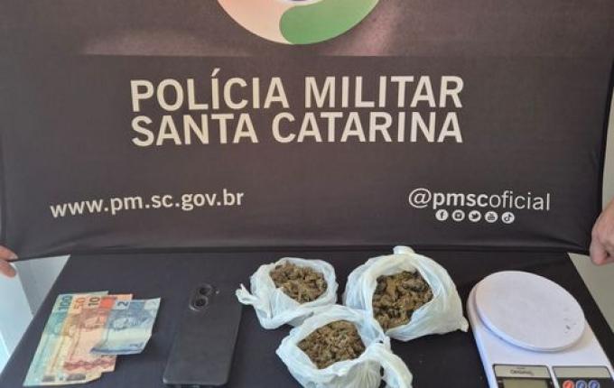 Homem é preso por tráfico de drogas na Avenida Willy Barth, em SMO