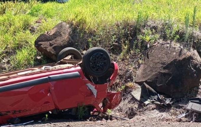 Grave acidente deixa quatro feridos na BR-282, em Nova Itaberaba
